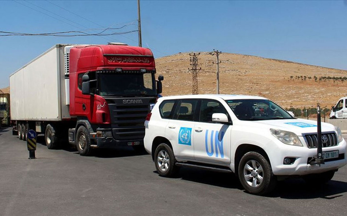Birleşmiş Milletler'den İdlib'e 23 tırlık insani yardım