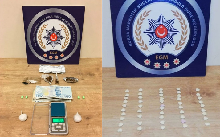 Bursa'da uyuşturucu operasyonunda 4 kişi tutuklandı
