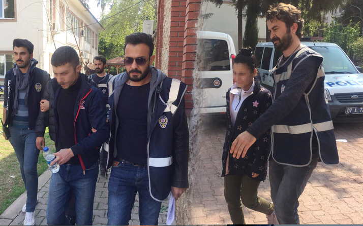 Antalya akü hırsızı sevgililer yakalandı biri çalarken biri gözcü oluyormuş