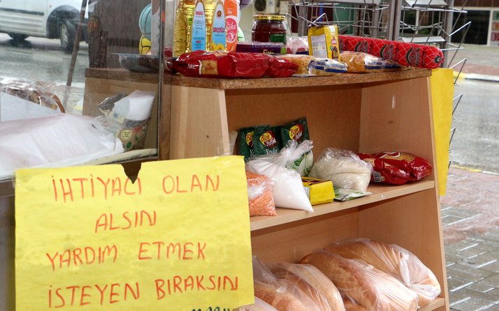 Antalya'da market sahibi kardeşlerden iyilik hareketi