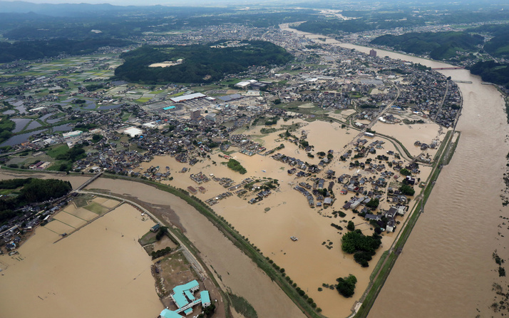 Japonya'daki sel felaketinde 16 kişi öldü  kayıp 13 kişi aranıyor