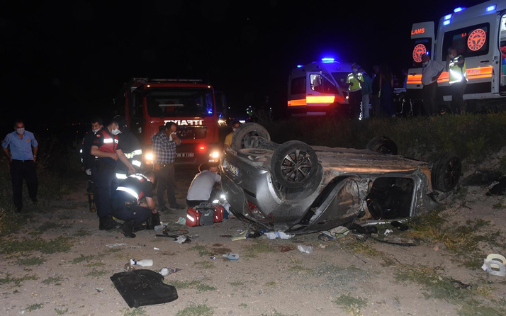 Eskişehir'de söz merasimi dönüşü acı kaza