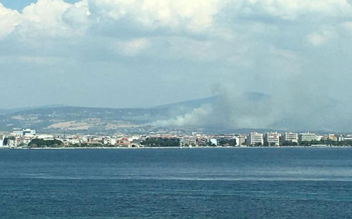 Çanakkale Kemalköy'deki orman yangını kontrol altında