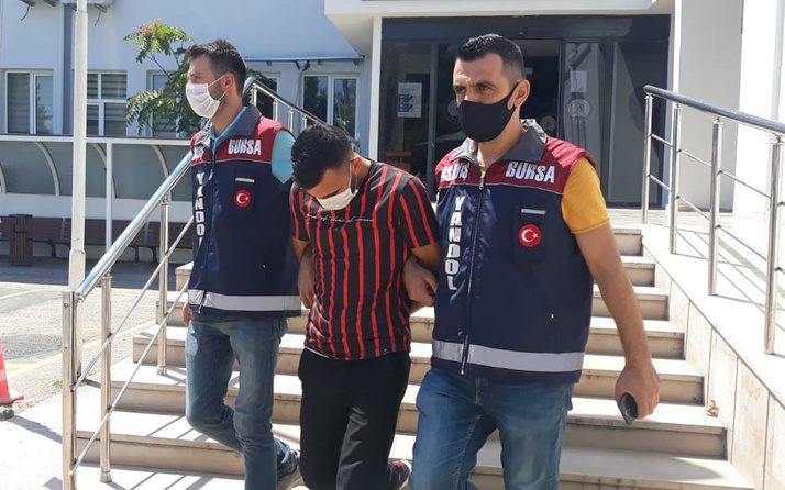 Bursa'da suç makinesini minik detay yakalattı