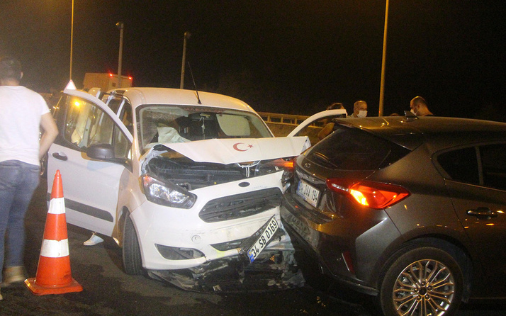 TEM Otoyolu'nda zincirleme trafik kazası
