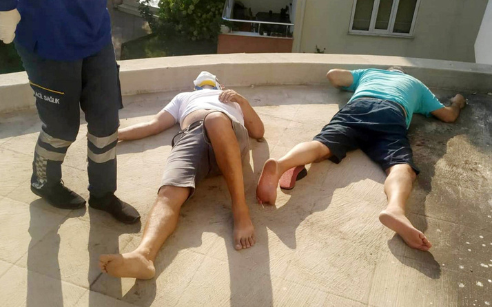Antalya'da 2 arkadaşın 'balkon' denemesi böyle bitti