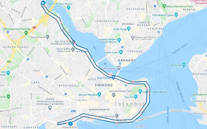 Pazar günü İstanbul'da bu yollar trafiğe kapatılacak