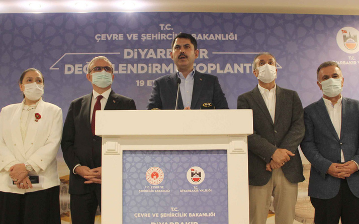 Çevre ve Şehircilik Bakanı Murat Kurum Diyarbakır’da dev projelerin müjdesini verdi