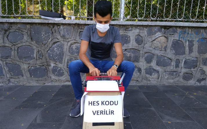 Diyarbakır'da arzuhalcinin yeni işi 'HES kodu' oldu