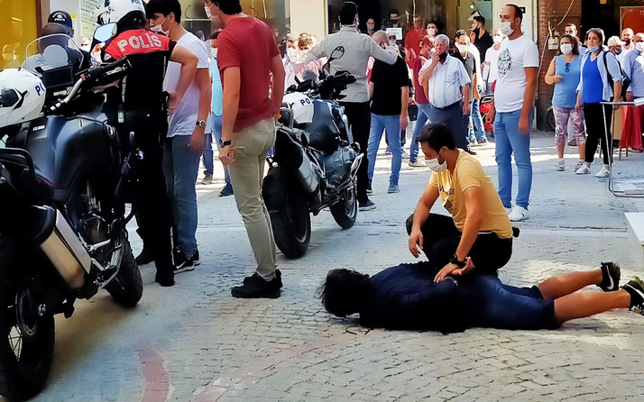 Edirne'de maske denetiminde ortalık karıştı: 2 polis yaralı