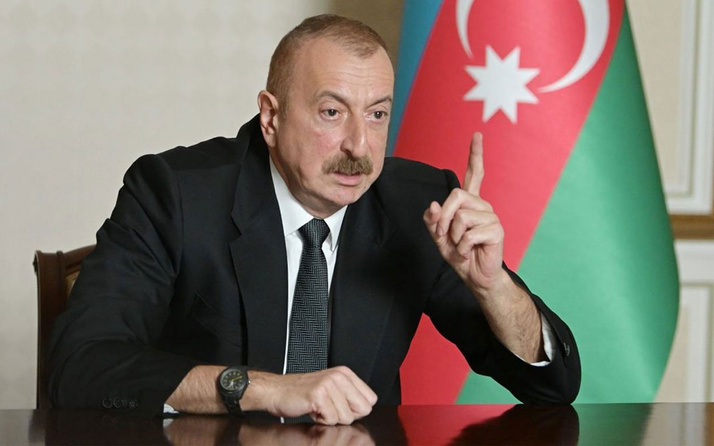 Aliyev duyurdu: Karabağ'ın İran sınırı 27 yıl sonra kurtarıldı