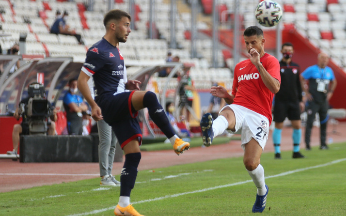 Nefes kesen Antalyaspor - Gaziantep FK maçında kazanan çıkmadı