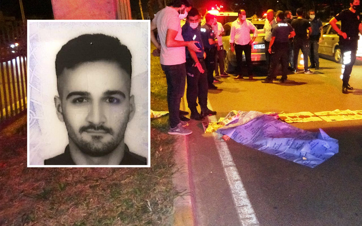 Antalya'da üst geçitten düşen kişi otomobilin altında kalarak öldü
