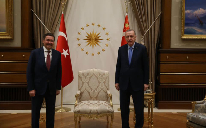 Cumhurbaşkanı Erdoğan ve Melih Gökçek Beştepe'de görüştü