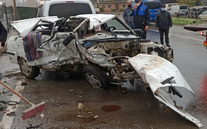 Yalova'da feci kaza! Altı araç birbirine girdi ölü ve çok sayıda yaralı var
