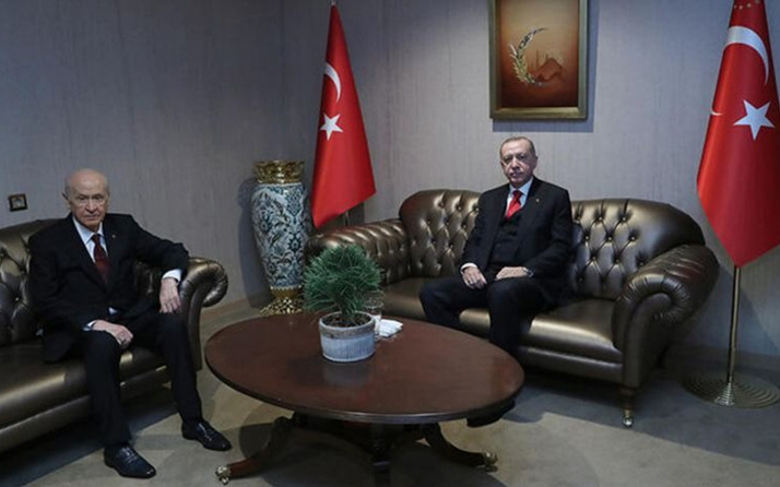 Cumhurbaşkanı Erdoğan MHP Lideri Bahçeli ile görüştü