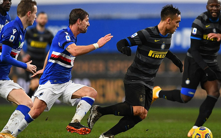 Sampdoria'dan sürpriz skor! Inter şokla dönüyor