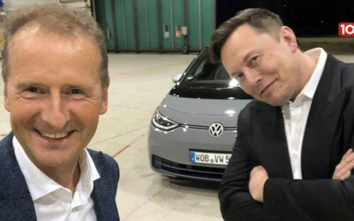 Volkswagen CEO'su Herbert Diess, Twitter'dan Elon Musk'a gönderme yaptı