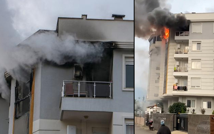 Antalya'da yaşadığı evi ateşe verdi! Kapısına not yazıp kaçtı