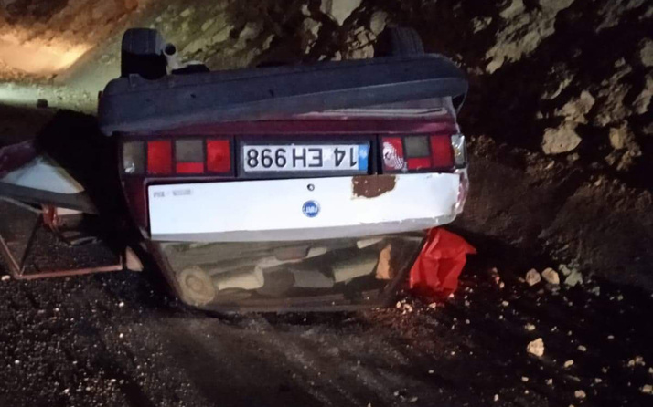 Ankara'da takla atan otomobildeki karı kocayı ölüm ayırdı