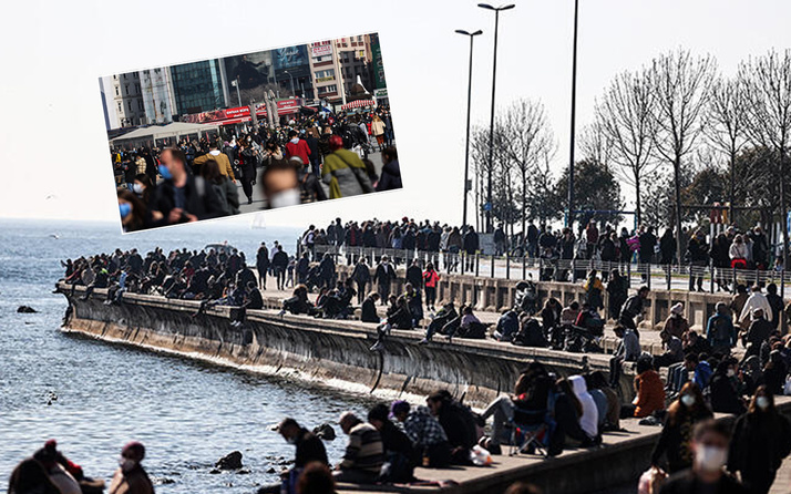 Kısıtlamasız ikinci cumarteside sokaklar dolup taştı! İstanbul'da sahillere akın ettiler