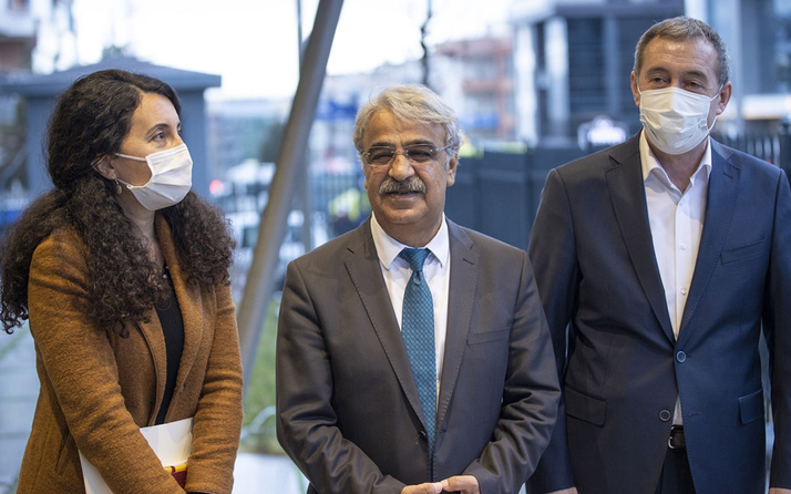 HDP Eş Genel Başkanı Mithat Sancar, Davutoğlu'nu ziyaret etti