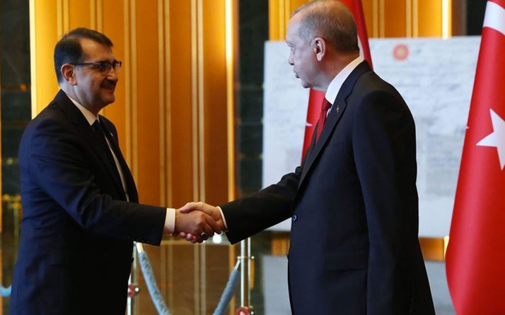 Enerji Bakanı Dönmez'den Beştepe'de Erdoğan'a 'altın' brifingi