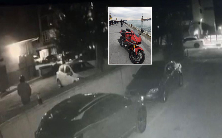 Kadıköy’de kredi çekerek aldığı lüks motosiklet saniyeler içerisinde çalındı