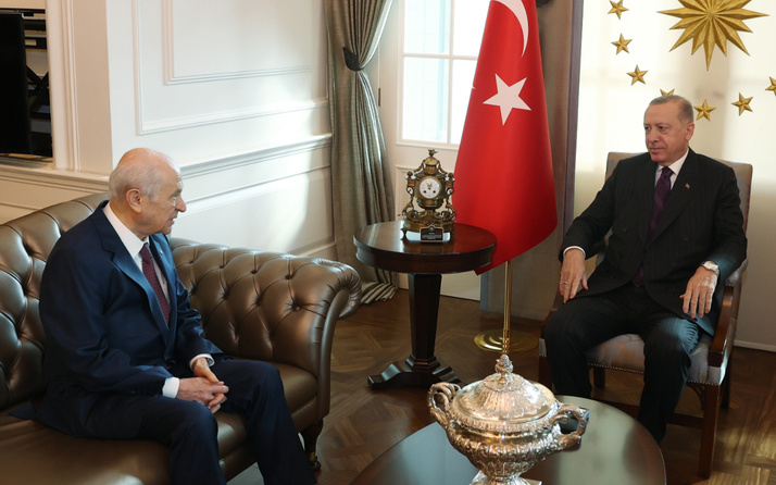 Cumhurbaşkanı Erdoğan ve Bahçeli'den sürpriz görüşme