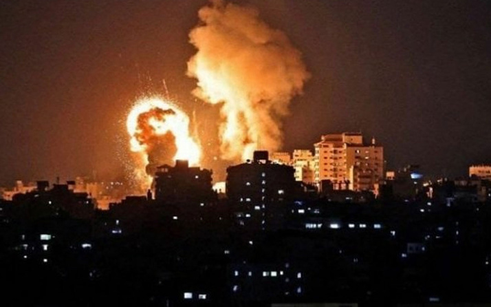 İsrail uçakları yine sivilleri bombaladı