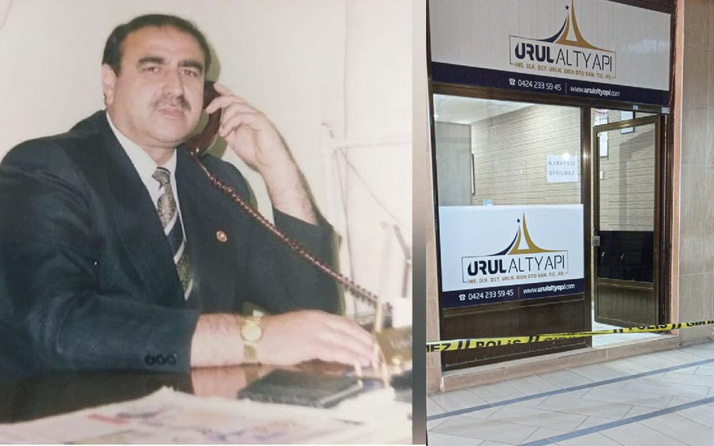 Elazığ'da eski meclis üyesi iş yerinde bıçaklanarak öldürüldü