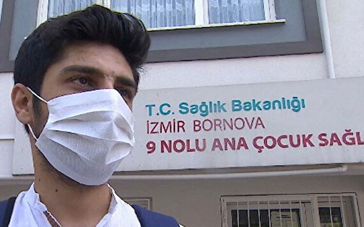 İzmirli doktor yoldan çevirdiği öğrenciye aşı yaptı