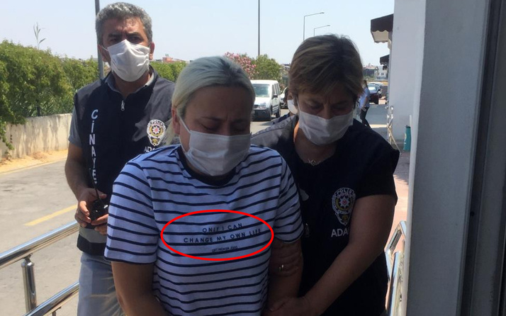 Adana'da kocası kıskanınca bıçaklayıp öldürdü! Tişörtteki mesaj şaşırttı