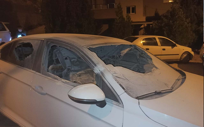 MHP'li Cengiz Çetin'in aracı kundaklandı