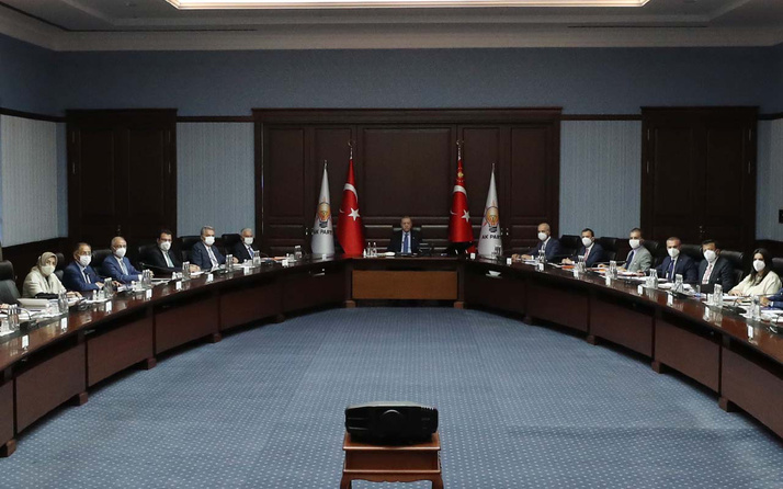 AK Parti MYK toplantısı Cumhurbaşkanı Erdoğan başkanlığında başladı