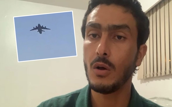 Uçağın tekerlerinden insan düştü! Dehşet anlarını servis eden Afgan gazeteci konuştu