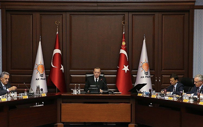 AK Parti MKYK başladı! Cumhurbaşkanı Erdoğan başkanlık ediyor