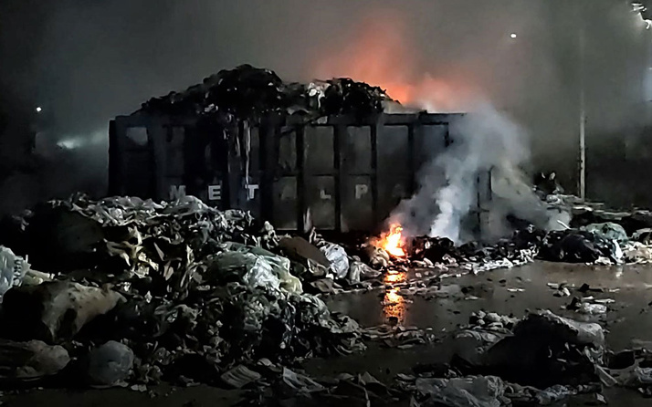 Bursa'da geri dönüşüm tesisinde çıkan yangın söndürüldü