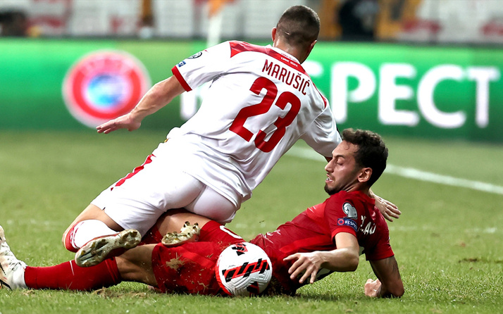 Türkiye-Karadağ Dünya Kupası Elemeleri Grup Maçının sonucu: 2-2