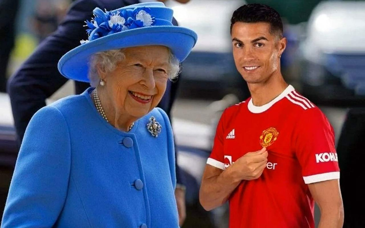 Kraliçe Elizabeth imzalı forma istedi Cristiano Ronaldo tarihe geçti
