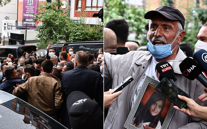 HDP'liler tahammül edemedi kızı kaçırılan baba Mehmet Laçin'e sataştılar