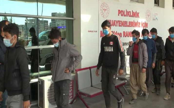 Kırıkkale'de yolcu otobüsünde 10 Afgan kaçak yakalandı