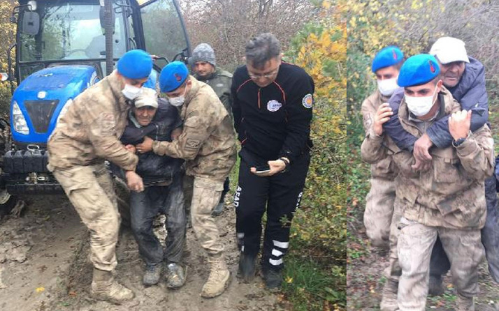Bursa'da 14 saat sonra bulundu! Asker sırtında ambulansa taşıdı