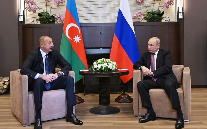 Rusya Lideri Putin ve Azerbaycan Cumhurbaşkanı Aliyev bir araya geldi