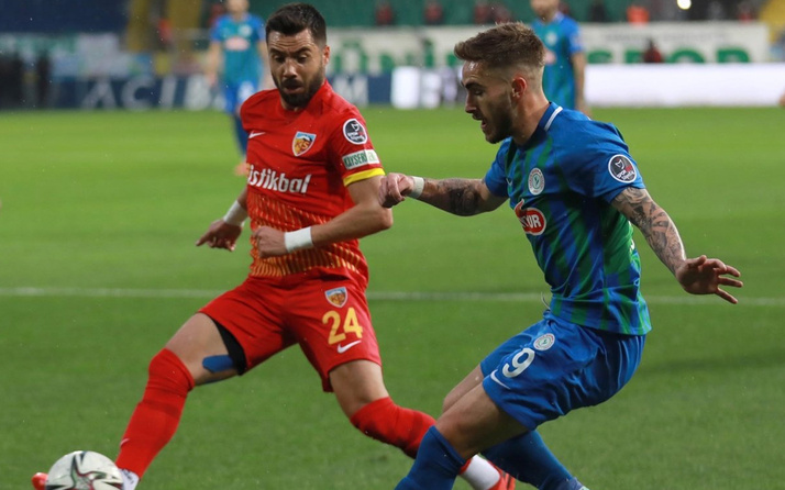 Rizespor, Kayserispor'u tek golle geçti