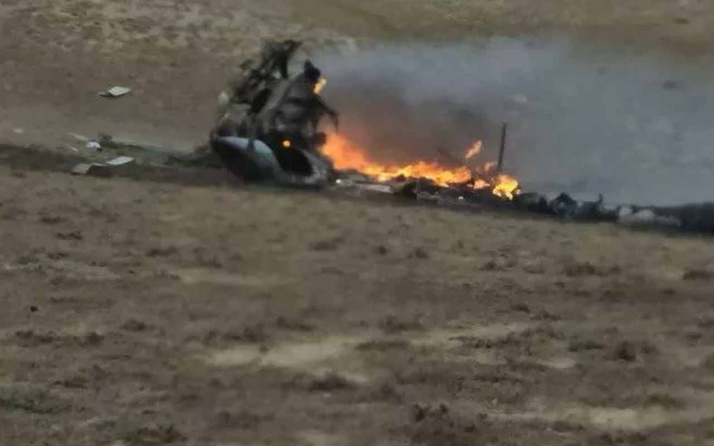 Azerbaycan'da askeri helikopter düştü! 14 şehit