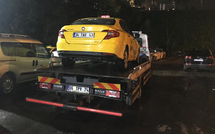 Yolcuya "gel sen sür" diyen taksi sürücüsüne bin 339 lira para cezası