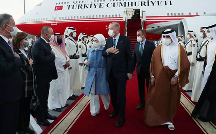Cumhurbaşkanı Recep Tayyip Erdoğan, Katar’da