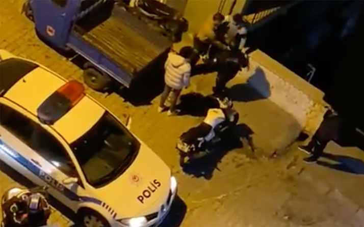 Aydın'da polis dayağı kamerada! 'Seni öldürürüm' tehdidi