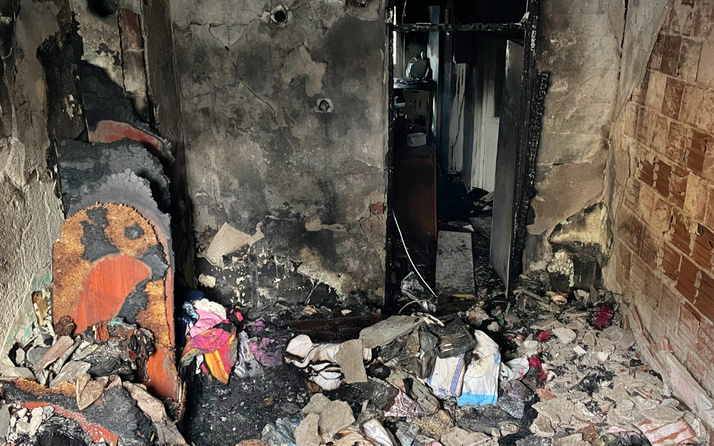 Samsun'da ev alev alev yandı! Anne oğulun kahreden ölümü